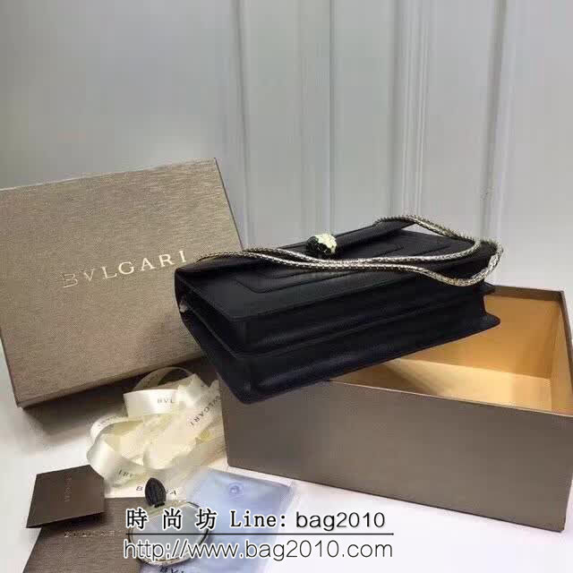 BVLGARI寶格麗 專櫃同步新款 Serpenti雙層琺瑯蛇頭包 鏈條單肩斜挎包 B35362 FYD1345